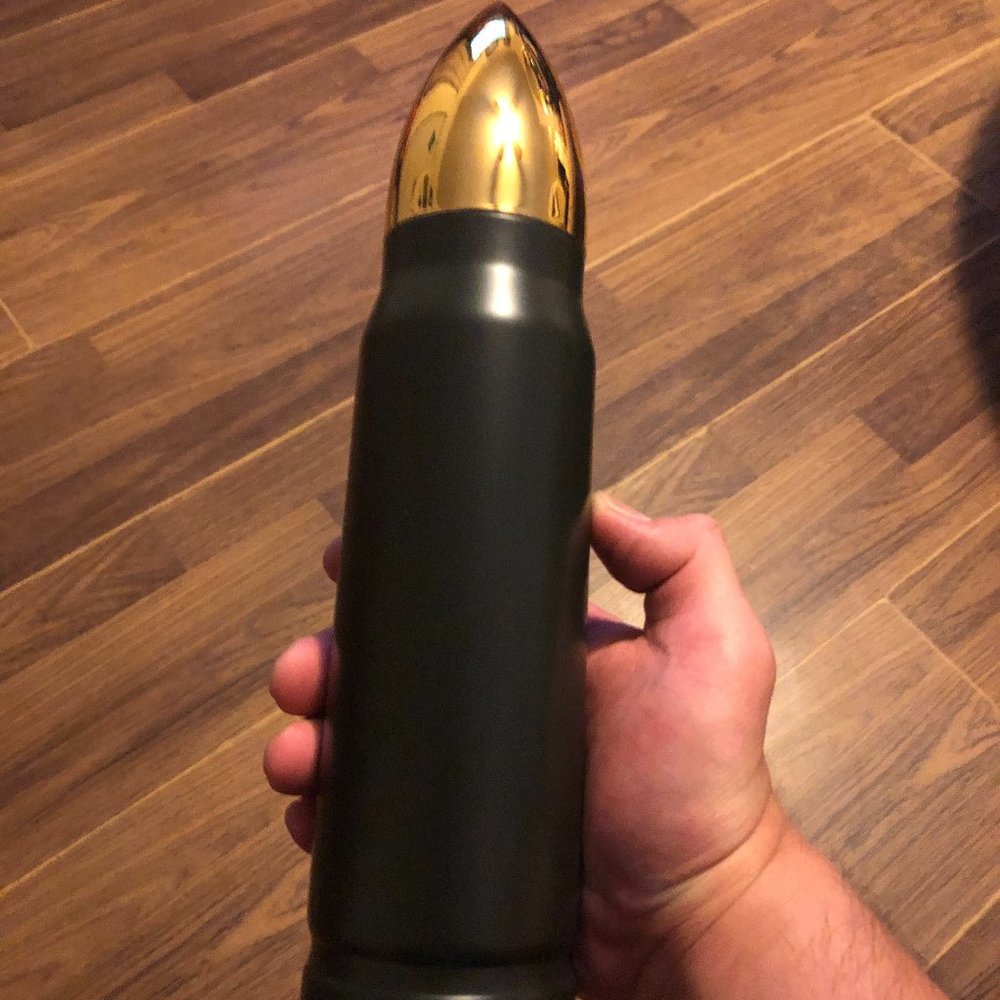 Stainless Steel Bullet Vacuum Tumbler Thermos 16oz